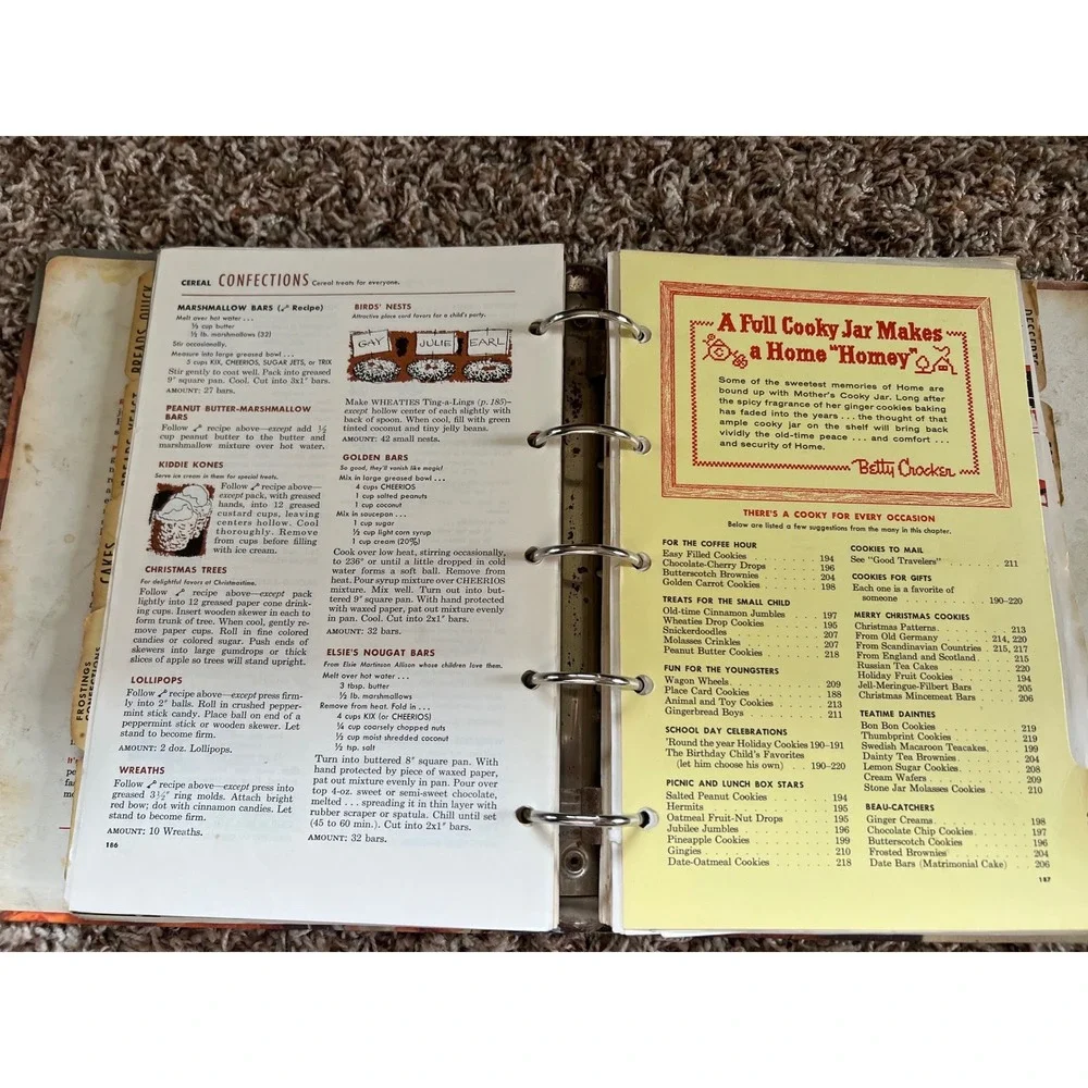 Betty Crocker's Picture Cook Book Revised and Enlarged Vintage 5-Ring Binder